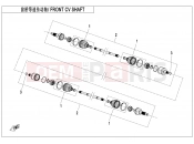 CFMOTO 2025 ATV CFORCE 1000 (CF1000ATR-2A) FRONT CV SHAFT - F27-A