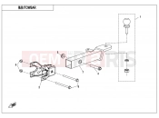 CFMOTO CFORCE 1000 (CF1000ATR-3) TOWBAR(BOLT CONNECTION) - F40-B