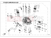 CFMOTO CFORCE 1000 (CF1000ATR-3) CYLINDER HEAD NO.2 ASSY - E02-6