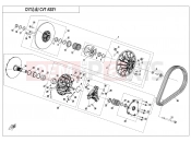 CFMOTO CFORCE 1000 (CF1000ATR-3) CVT ASSY - E05-A-V1