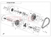 CFMOTO CFORCE 1000 (CF1000ATR-3) CVT ASSY - E05-A-V2