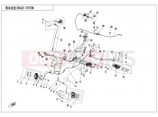 CFMOTO 2020 ATV CFORCE 1000 (CF1000AU) BRAKE SYSTEM-LH,PARKING - F08-A