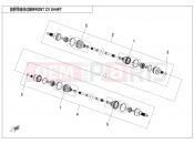 CFMOTO 2020 ATV CFORCE 1000 (CF1000AU) FRONT CV SHAFT - F27