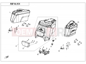 CFMOTO 2021 ATV CFORCE 1000 (CF1000AU) TAIL BOX(OVERLAND,THREE BOXES) - F80-5-B-V2