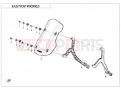 CFMOTO CFORCE 1000 (CF1000AU-2) FRONT WINDSHIELD(OVERLAND) - F80-1