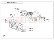 CFMOTO CFORCE 110 (CF110AY10) BUMPER(WITH FRONT REFLECTOR) - F23-B