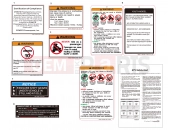 CFMOTO CFORCE 110 (CF110AY10) WARNING DECAL(US) - F19-1-C-V2