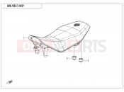 CFMOTO CFORCE 110 (CF110AY10-2) SEAT SYSTEM - F13