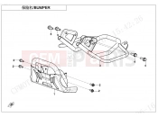 CFMOTO CFORCE 110 (CF110AY10-2) BUMPER(CAM REGULATING) - F23-A