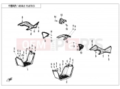 CFMOTO CFORCE 110 (CF110AY10-2) MIDDLE PLASTICS - F04-2