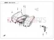CFMOTO CFORCE 110 (CF110AY10-2) REAR PLASTICS - F04-3