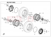 CFMOTO CFORCE EV110 (CF15DAY10) FRONT WHEEL - F07