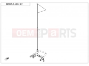 CFMOTO CFORCE EV110 (CF15DAY10) FLAGPOLE KIT - F80