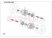 CFMOTO CFORCE 450 (CF400ATR-2L [T3b] ) FRONT WHEEL - F07