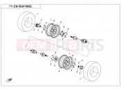 CFMOTO CFORCE 450 (CF400ATR-2L [T3b] ) REAR WHEEL - F11