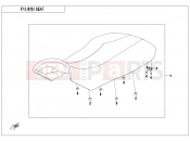 CFMOTO CFORCE 450 (CF400ATR-2L [T3b] ) SEAT - F13