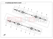 CFMOTO CFORCE 450 (CF400ATR-2L [T3b] ) FRONT CV SHAFT - F27