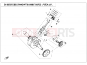 CFMOTO CFORCE 450 (CF400ATR-2L [T3b] ) CRANKSHAFT @^ CONNECTING ROD @^ PISTON ASSY. - E04