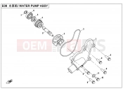 CFMOTO CFORCE 450 (CF400ATR-2L [T3b] ) WATER PUMP ASSY - E08