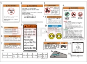 CFMOTO 2019 ATV CFORCE 450 (CF400ATR-2S [T3b] ) WARNING DECAL - F19-1-V2