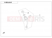 CFMOTO 2018 ATV CFORCE 450 (CF400ATR-2S [T3a] ) LOCK KIT - F01