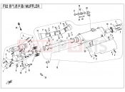 CFMOTO CFORCE 450 (CF400ATR-2S [T3a] ) MUFFLER - F02