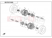 CFMOTO CFORCE 450 (CF400ATR-2S [T3a] ) FRONT WHEEL - F07-B