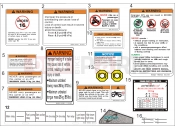 CFMOTO CFORCE 450 (CF400ATR-2S [T3a] ) WARNING DECAL - F19-1-V3