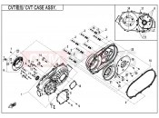 CFMOTO CFORCE 450 (CF400ATR-2S [T3a] ) CVT CASE ASSY. - E01-3-V2