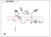 CFMOTO 2021 ATV CFORCE 450 (CF400ATR-2S [T3a] ) HANDLEBAR(FOR WITHOUT PARKING SYSTEM ONLY) - F10-1-B-V2