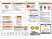 CFMOTO 2017 ATV CFORCE 450 (CF400ATR-2S [T3b] ) WARNING DECAL - F19-1-V2