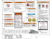 CFMOTO 2021 ATV CFORCE 450 (CF400ATR-2S [T3b] ) WARNING DECAL - F19-2-V4