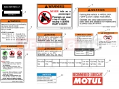 CFMOTO CFORCE 450 (CF400AU) WARNING DECAL(AUSTRALIA) - F19-J