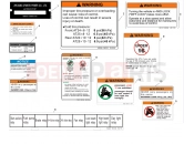 CFMOTO CFORCE 450 (CF400AU) WARNING DECAL(EURO) - F19-2-A