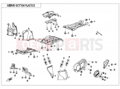 CFMOTO CFORCE 450 (CF400AU) BOTTOM PLASTICS - F04-4-V2
