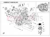 CFMOTO CFORCE 450 (CF400AU) LEFT CRANKCASE ASSY