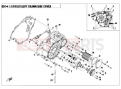CFMOTO CFORCE 450 (CF400AU) LEFT CRANKCASE COVER ASSY