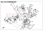 CFMOTO CFORCE 450 (CF400AU) CYLINDER HEAD ASSY