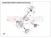 CFMOTO CFORCE 450 (CF400AU) CRANKSHAFT,PISTON,BALANCER