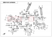 CFMOTO CFORCE 450 (CF400AU) FRONT SUSPENSION(ORDINARY)
