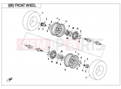 CFMOTO CFORCE 450 (CF400AU) FRONT WHEEL