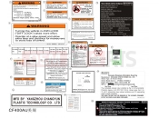CFMOTO CFORCE 450 (CF400AU) WARNING DECAL(NA)