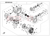 CFMOTO CFORCE 450 (CF400AU) FRONT AXLE