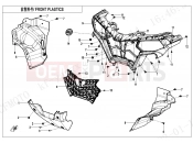 CFMOTO 2022 ATV CFORCE 450 (CF400AU-3L) FRONT PLASTICS - F04-1