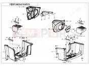 CFMOTO 2022 ATV CFORCE 450 (CF400AU-3L) MIDDLE PLASTICS - F04-4