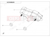CFMOTO 2022 ATV CFORCE 450 (CF400AU-3L) DASHBOARD - F17