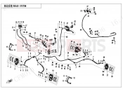 CFMOTO 2025 ATV CFORCE 450 (CF400AU-3L) BRAKE SYSTEM - F08-V4