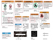 CFMOTO 2025 ATV CFORCE 450 (CF400AU-3L) WARNING DECAL - F19-2