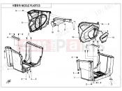 CFMOTO 2023 ATV CFORCE 400 (CF400AU-3S) MIDDLE PLASTICS - F04-4