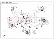 CFMOTO 2023 ATV CFORCE 400 (CF400AU-3S) BRAKE SYSTEM(NA) - F08-B-V2